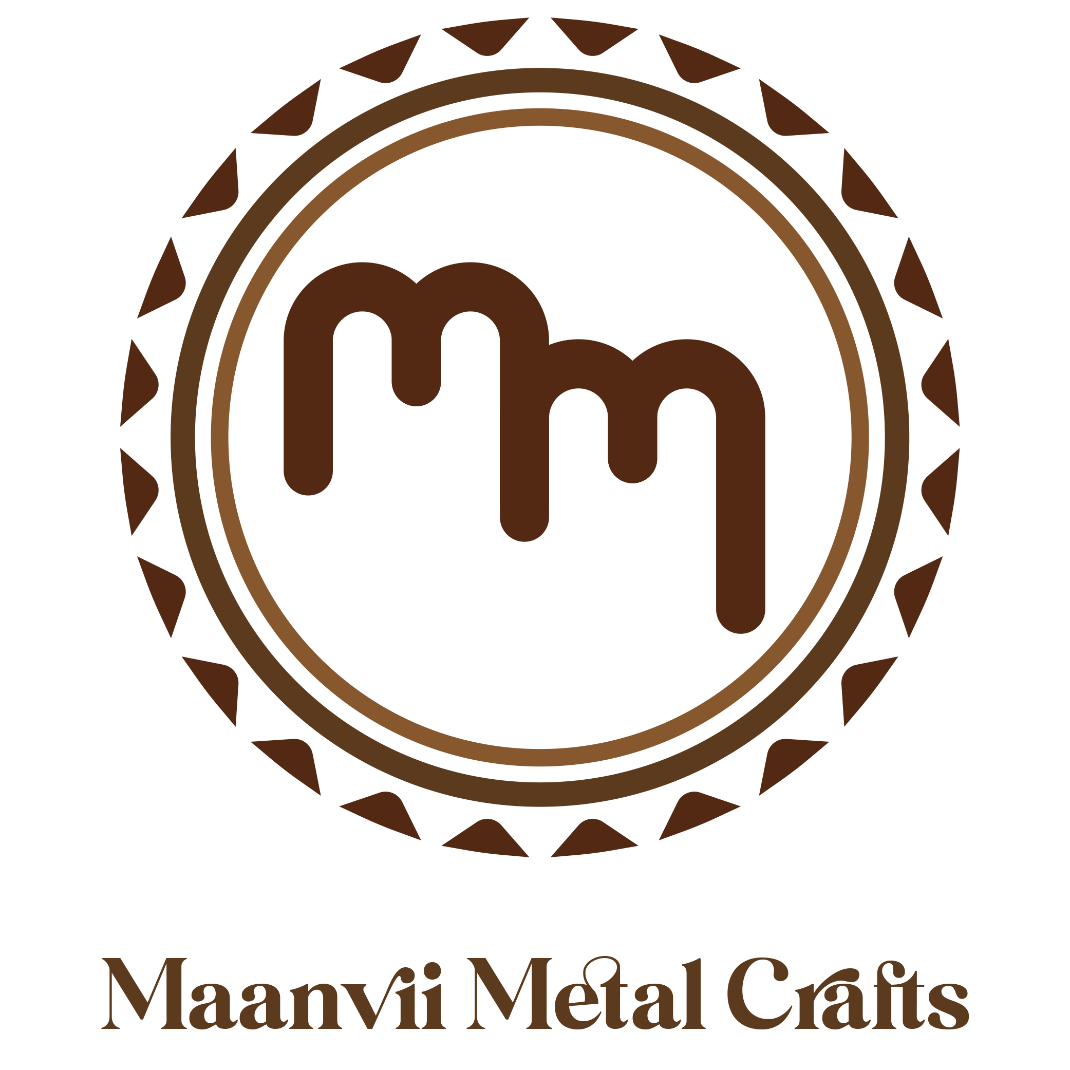 Maanvii Metal Crafts Logo